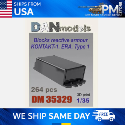 Dan Models 35329 Blocks reactive armor Kontakt 1 ERA Type1 3D print 1/35