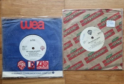 a-ha | The Living Daylights 2× 7" Promo South Africa & Zimbabwe James Bond 007 - Bild 1 von 2