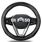For FORD F-150 Premium Carbon Fiber Car Steering Wheel Cover 16 inch Accessories