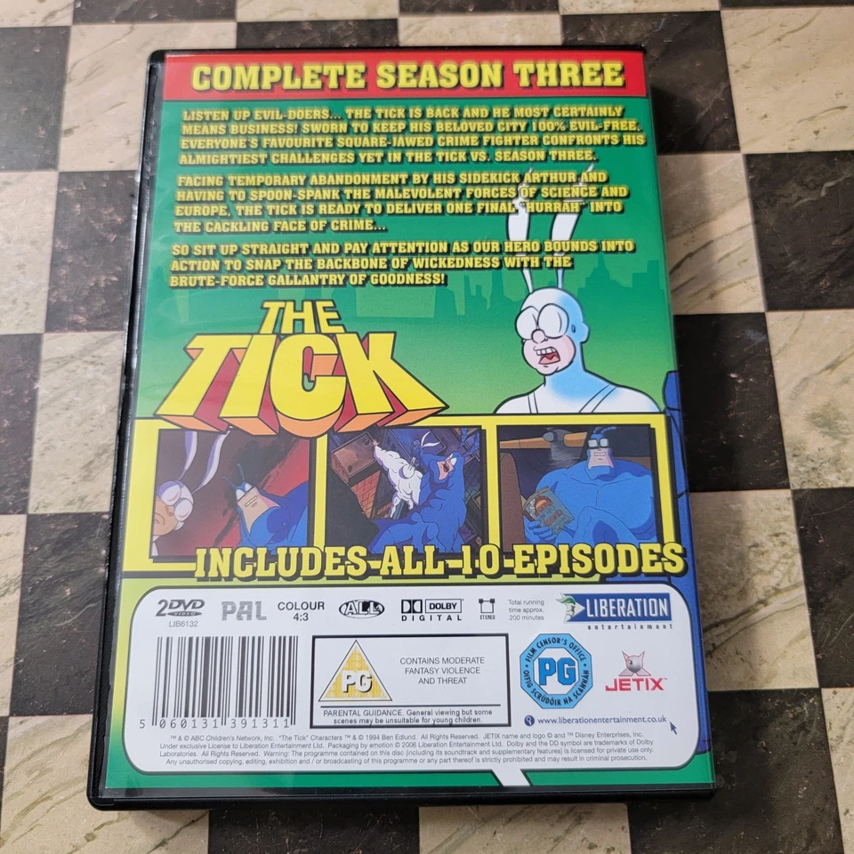The Tick - Complete Season Three [1996] [DVD] Rare Read - Image 2 of 4
