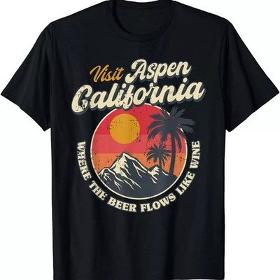 2025 Vintage Visit Aspen California Dumb And Dumber Retro  90s T-Shirt