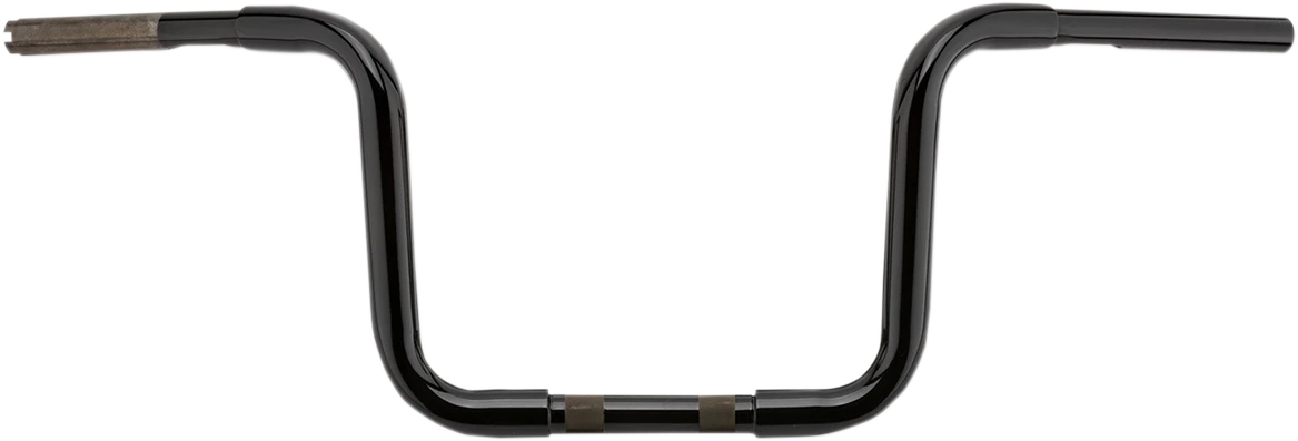 Todd's Cycle 1 1/4" Beater Bars Gloss Black 1" Center Mount Area 0601-4675