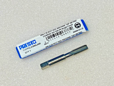 PRESTO HSS M9 x 1,25 BODENGEWINDEBOHRER HAND- ODER MASCHINENGEWINDEBOHRER METRISCH GROB 6H ISO 529