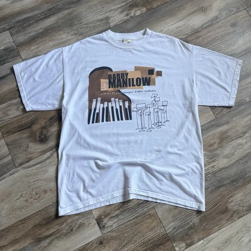 Barry manilow concert Your T Shirt Size XL 1990s vintage concert t-shirt, vintage, size XL, single stitch, B+ condition