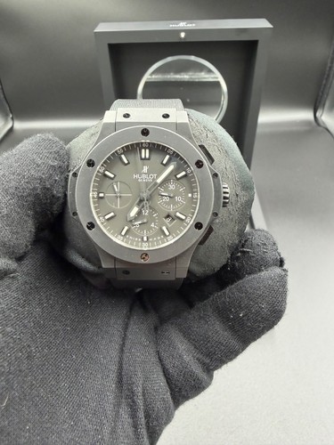 hublot big bang Hublot Big Bang Ice Bang Chrono Black/Black rubber strap Box