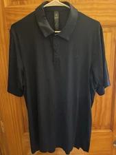 Lululemon Logo Sport Polo Short Sleeve  - TRUE NAVY -  L , XL