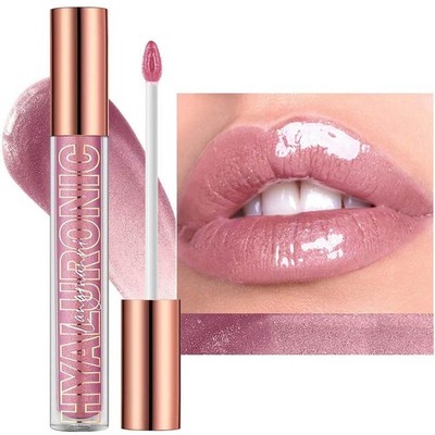 Pink Lip Gloss Makeup Plumping Glitter 0.85 Fl Oz (Pack of 1), 03# Nude 