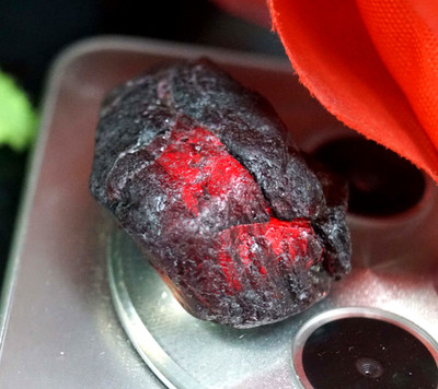 Untreated 120.70 Ct Extremely Rare Natural Red Painite GIE Certified AAA+ Facet
