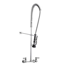 Chicago Faucets 510-GCTFABCP Wall Mounted Pre-Rinse Commercial Faucet