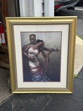 Jay C Bakari Forever My Queen Framed African American Black Art Print 27x33