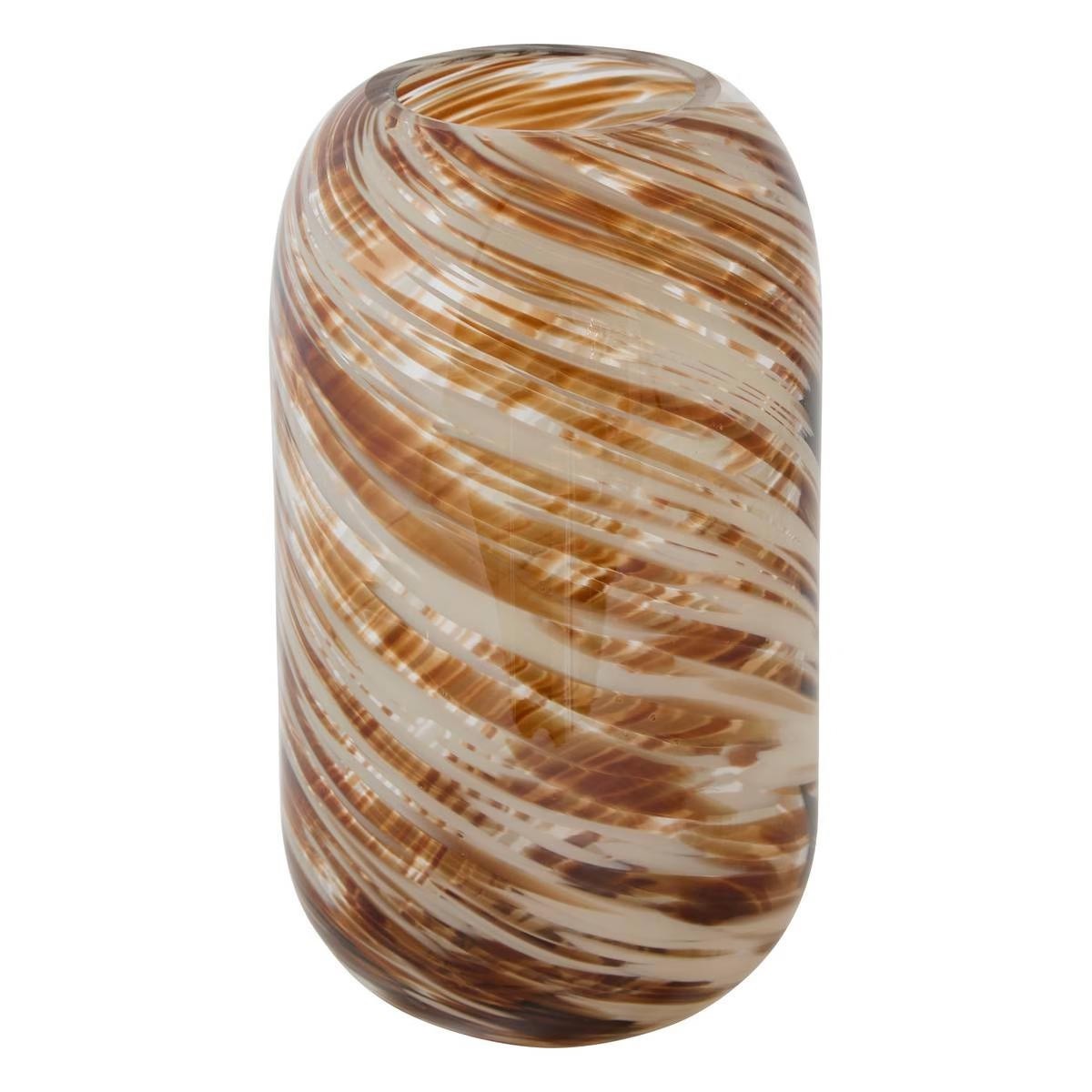 Vase déco en verre Arvo 26cm pour un salon moderne et coloré
