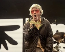 FRED DURST SIGNED 8x10 PHOTO LIMP BIZKIT LEAD SINGER AUTOGRAPH BECKETT COA