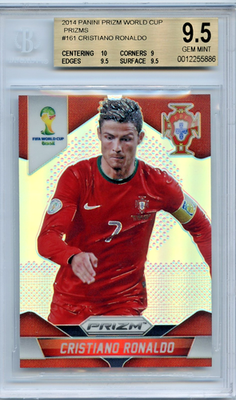 2014 Panini Prizm World Cup Stars Silver Prizm Cristiano Ronaldo