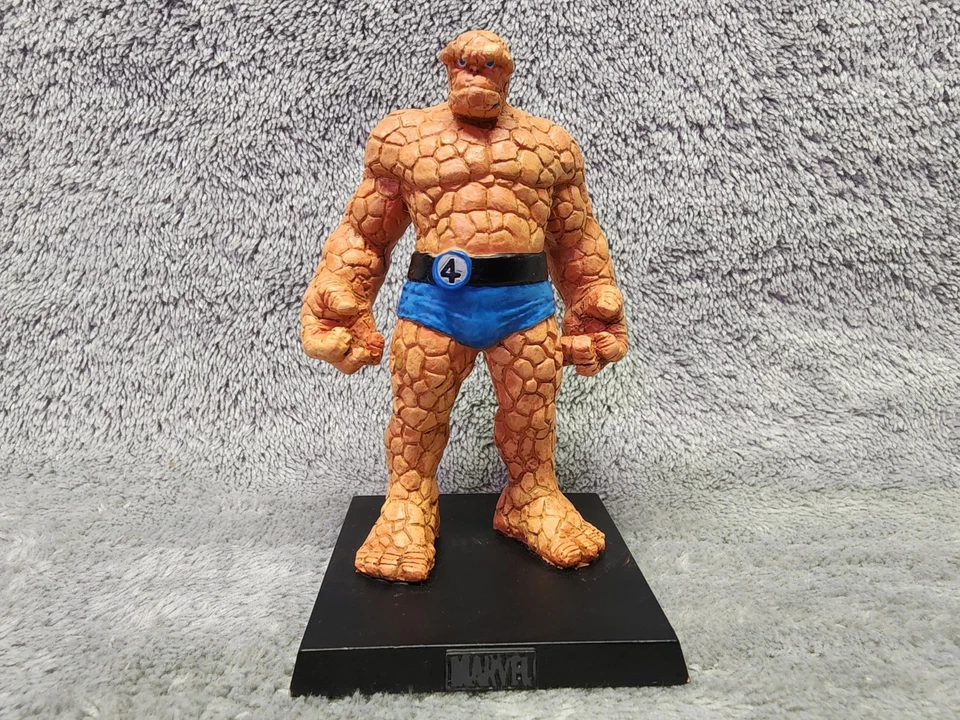 Figura The Thing Marvel 4" Eaglemoss 2005 Die-Cast Fantastic 4 y revista Foto 2 de 4