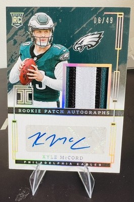 2025 Panini Impeccable Football Kyle McCord RPA /49
