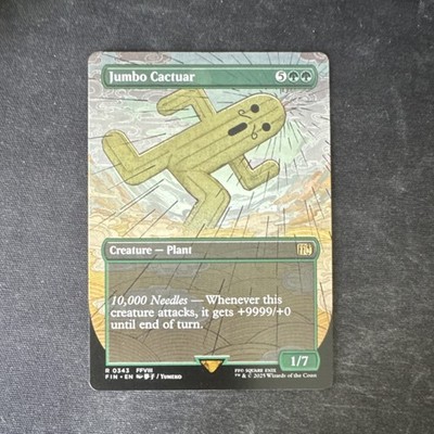 Magic: The Gathering Jumbo Cactuar 0343 Final Fantasy