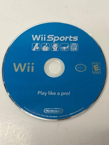 Wii Sports (Nintendo Wii, 2006) Disc Only - E NTSC-U/C Blue Label Video Game