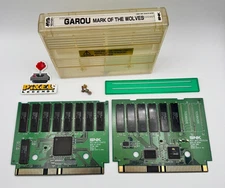 US Seller-Garou Mark of the wolves-NEO GEO SNK-MVS-Authentic-Test & Working