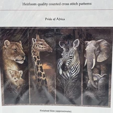 Ankicoleman Designs Cross Stitch Pride Of Africa