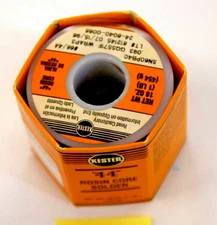Genuine Kester 24-6040-0066  Rosin Core, 0.093" dia., 1 lb.   FAST FREE SHIPPING