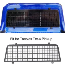 Metal Pickup Trunk Model Rear Window Mesh Protective Net Fit for  Trx-4