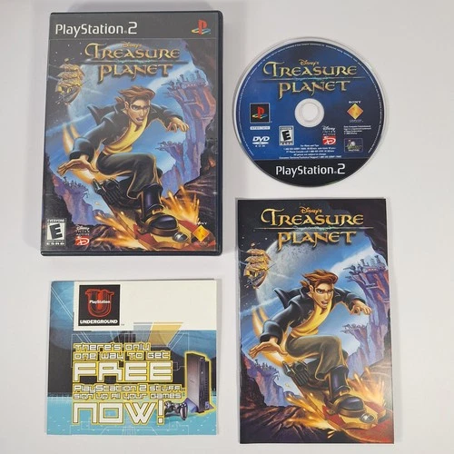 Disney's Treasure Planet Sony PlayStation 2 PS2 Complete CIB