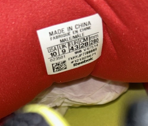 REEBOK INSTAPUMP FURY OG GR. 10 CITRON JACKIE CHAN BJORK 2019 EUC mit Box selten! - Bild 9 von 9