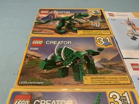 Lego Creator 3 in 1 Instructions MANUALS ONLY For Sets 31058 31140 & 31159