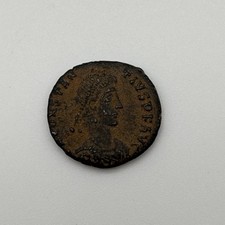 Roman Empire Constantius II Follis Ancient Bronze Coin Cyzicus Mint Nice Quality