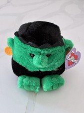 VTG Swibco Puffkins Limited Edition STITCH Frankenstein HALLOWEEN Plush Toy 1999