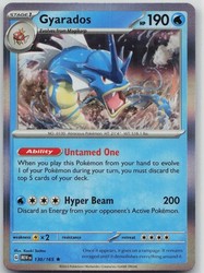 Gyarados 130/165 Reverse Holo Scarlet & Violet 151
