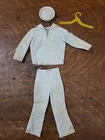 Vintage 1960s Gi Joe Ken Mattel Navy Whites Sailor Suit Outfit With Hat
