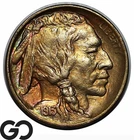1913 Buffalo Nickel Type 1, Nice Album Toner, Choice AU++
