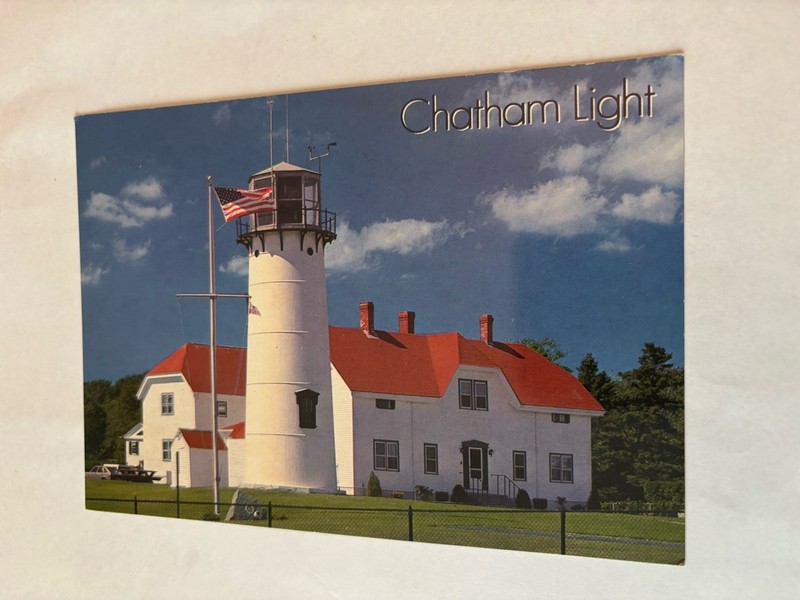 MA Lighthouse Postcard Cape Cod