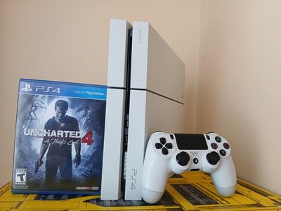 Sony Playstation 4 PS4 Glacier 500GB Bundle FW 11.02 [Please Read Description]