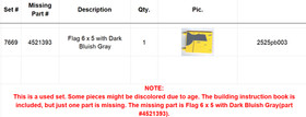 LEGO Star Wars: Anakin's Jedi Starfighter (7669) - Just one part is missing