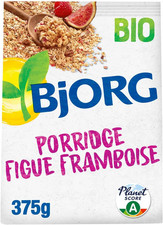- Céréales Bio - Porridge Figue Framboise - Bio - 375 G | Idéal Petit Déjeuner -