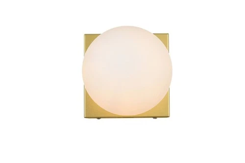 Elegant Lighting LD7303W6 Jaylin 6" Tall Bathroom Sconce - White - Picture 7 of 12