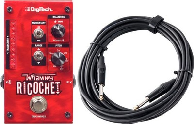Digitech Whammy Ricochet Effekt Pedal Set Kabel Pitch Shift Classic Chords LED