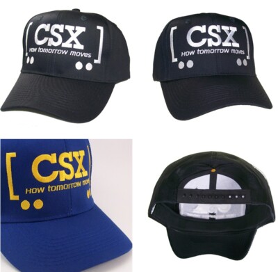 CSX How Tomorrow Moves Embroidered Cap Hat #40-3905 CHOICE | eBay