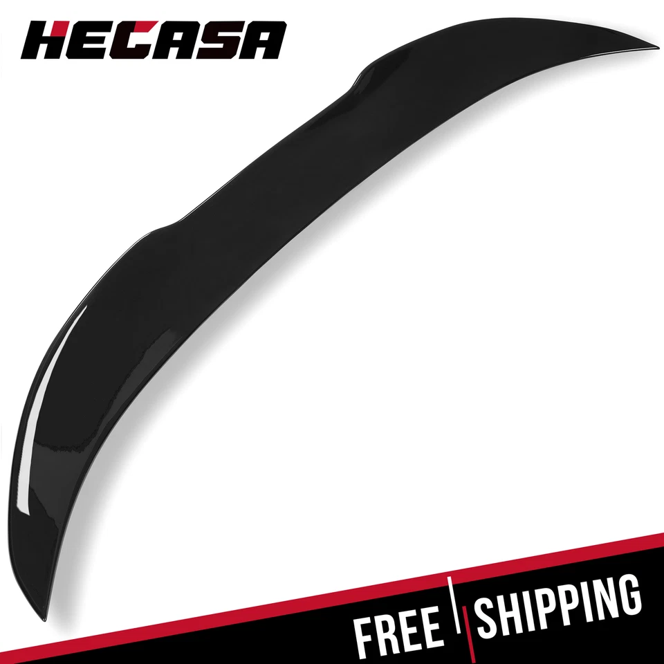 FOR 11-17 BMW 5 Series F10 535i 535d 550i M5 Gloss Black PSM Style Rear Spoiler Foto 3 de 4