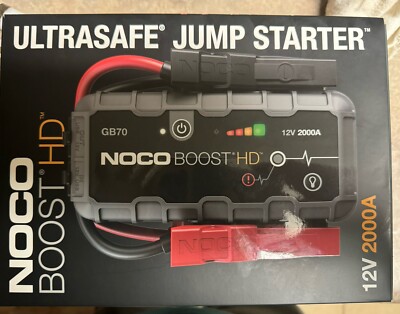 NOCO GB70 Boost HD 2000A UltraSafe Lithium Jump Starter