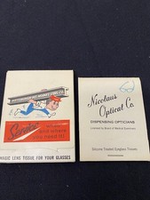 Vintage lens tissue advertising envelope packs