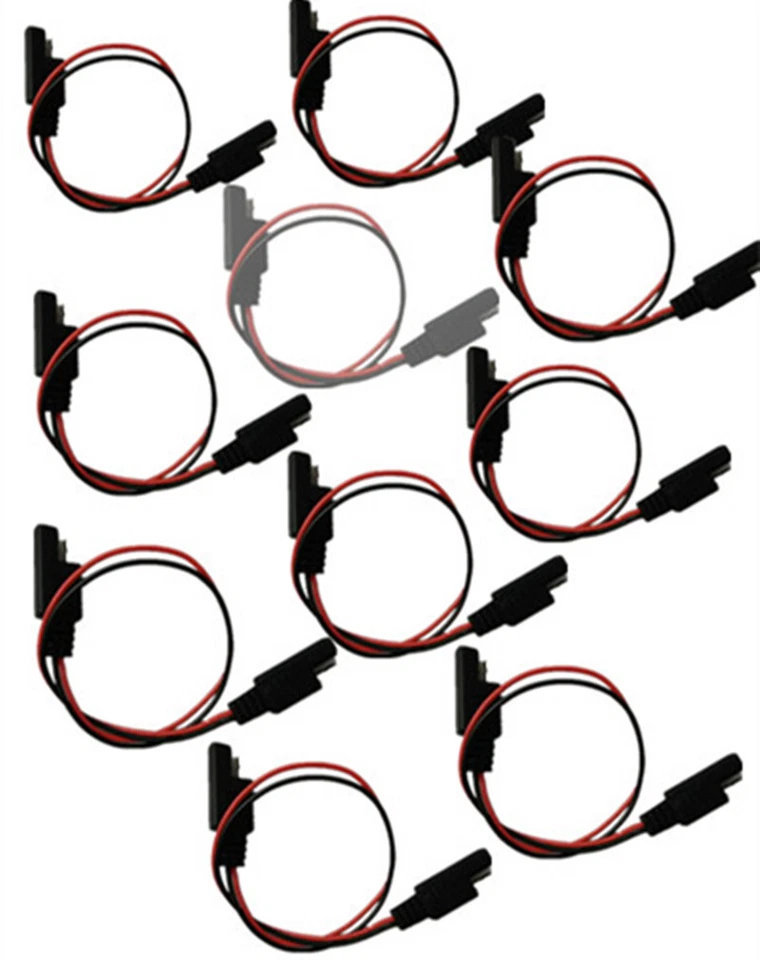 Arnés de cables de desconexión rápida de 2 pines calibre 18 para automóvil camión - Kit de conector SAE Foto 2 de 4