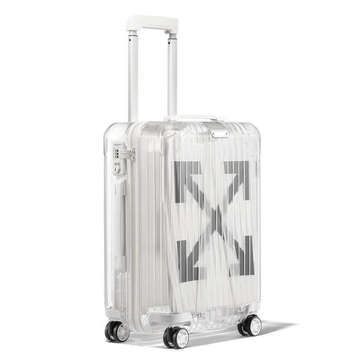 Rimowa X Off White Colab Multiwheel Iata Cabin Case Transparent