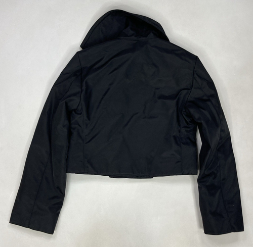 Giorgio Armani Crop Jacket Women Size 6 Black Italy - Picture 4 of 12