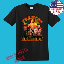 Francis Ngannou The Predator MMA Fighter Men's Black Size S-5XL