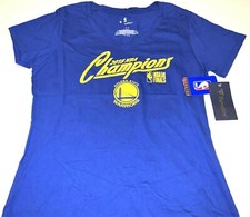 Golden State Warriors 2018 NBA Finals Basketball Champions T-Shirt New Ladies LG
