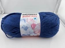 Bernat Softee Baby NAVY - 3 light Wt - 100 Acrylic Yarn Skein - New