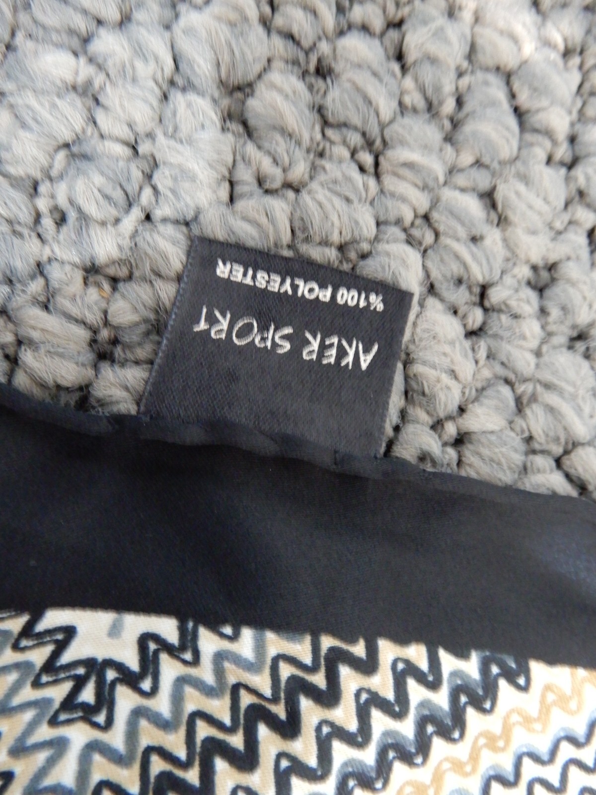 Vintage / Collectable Original AKER SPORT Scarf Geometric Abstract